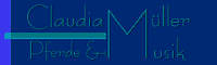 Claudia Müller Pferde und Musik-Banner