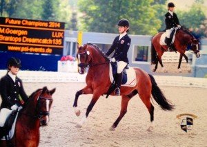 Magali Goergen beim Championat 2015