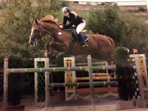 Siegerin des L, des M* und M** Springen Jessy Fraiture